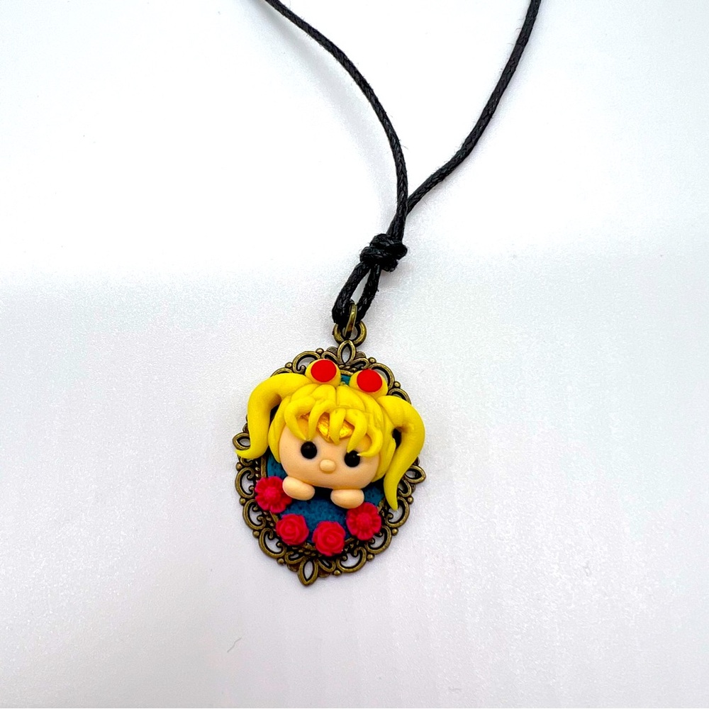Sailor Moon Clay Handcrafted Pendant Necklace